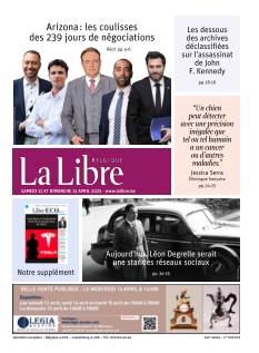 cover La Libre Belgique n°20250412