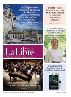 cover La Libre Belgique n°20250524