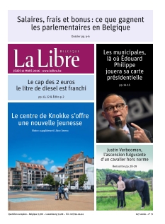 cover La Libre Belgique n°20260312