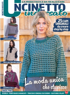 Copertina di Uncinetto indossato del 07 novembre 2025