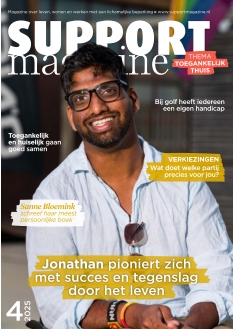 Omslag van Support Magazine van 