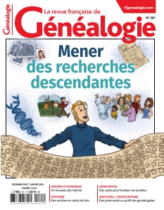 cover La Revue française de Généalogie n°281