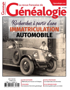 Dernière couverture — revue francaise genealogie
