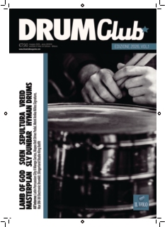 cover Drum Club magazine n°20260514