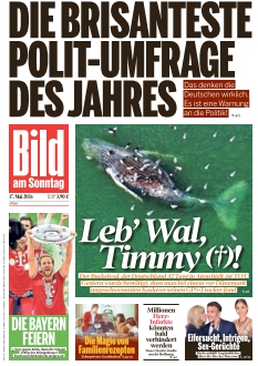 cover BILD AM SONNTAG n°20260517