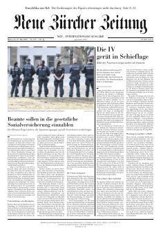 cover Neue Zürcher Zeitung (International) n°20260527