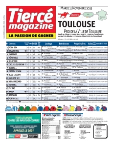 Couverture de Tiercé magazine du 10 novembre 2025