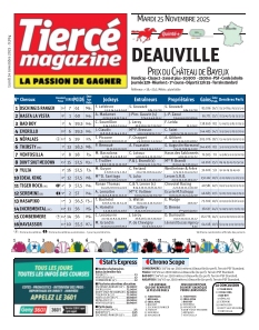 cover Tiercé magazine n°20251124