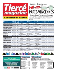 cover Tiercé magazine n°20251128