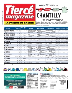 cover Tiercé magazine n°20251208