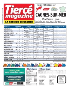 cover Tiercé magazine n°20251214
