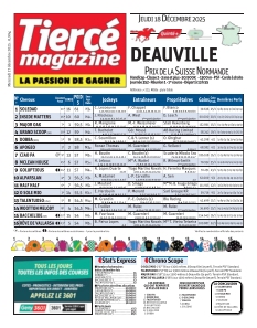 cover Tiercé magazine n°20251217