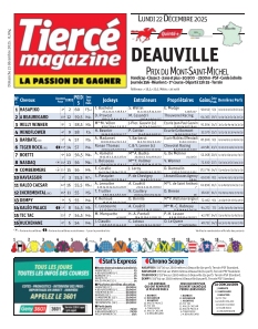 cover Tiercé magazine n°20251221