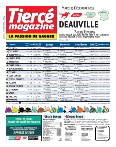 cover Tiercé magazine n°20251222