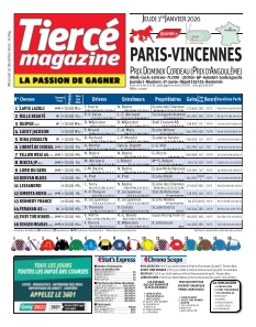 cover Tiercé magazine n°20251231