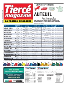 cover Tiercé magazine n°20260228