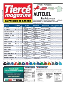 cover Tiercé magazine n°20260306