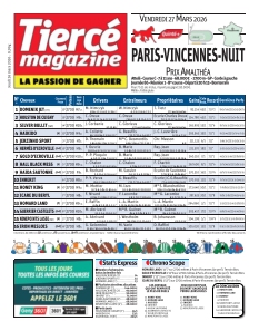 cover Tiercé magazine n°20260326