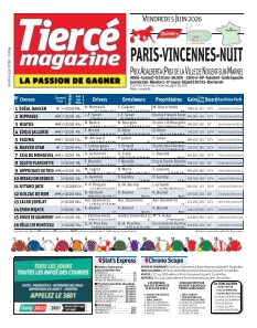 cover Tiercé magazine n°20260604