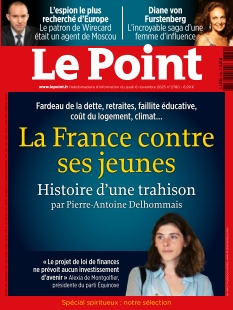 Couverture de Le Point du 06 novembre 2025