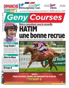 Couverture de Geny Courses du 18 octobre 2025
