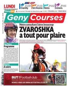 Couverture de Geny Courses du 09 novembre 2025