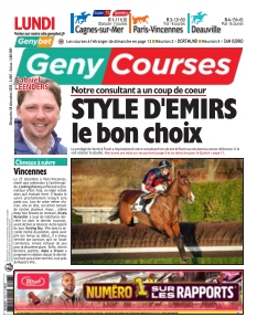 cover Geny Courses n°20251228