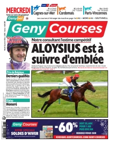 cover Geny Courses n°20260113