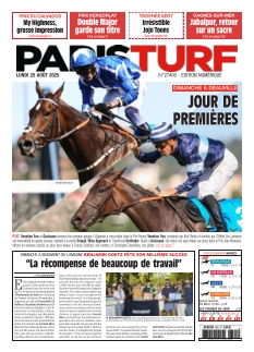 Couverture de Paris Turf du 25 août 2025