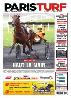 Couverture de Paris Turf du 23 septembre 2025