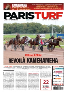 Couverture de Paris Turf du 06 novembre 2025