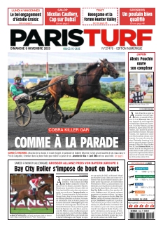 Couverture de Paris Turf du 09 novembre 2025