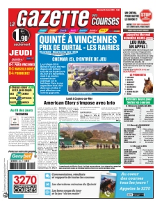 cover La Gazette des Courses n°20250205