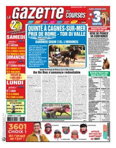 cover La Gazette des Courses n°20250308