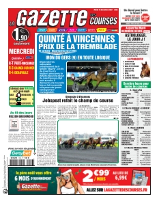 Couverture de La Gazette des Courses du 16 décembre 2025