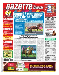 cover La Gazette des Courses n°20260110