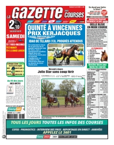 cover La Gazette des Courses n°20260403