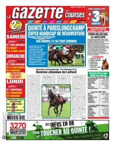 cover La Gazette des Courses n°20260404