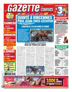 cover La Gazette des Courses n°20260620