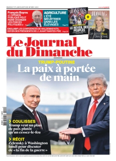 Couverture de Le Journal du Dimanche du 17 août 2025