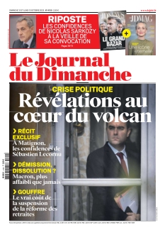 Couverture de Le Journal du Dimanche du 12 octobre 2025