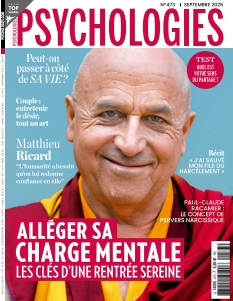 Couverture de Psychologies Magazine du 20 août 2025