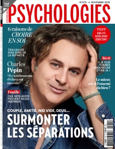 Couverture de Psychologies Magazine du 15 octobre 2025